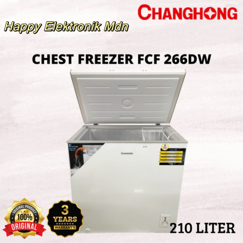 Changhong Chest Freezer Changhong 220 Liter Changhong Fcf 266 DW Changhong 266DW Changhong FCF266DW 