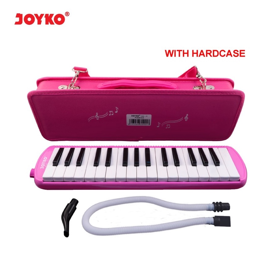 FLASH SALE Pianika JOYKO PNC21 Warna PINK  Pianica Tiup Hard Case Model Mirip YAMAHA
