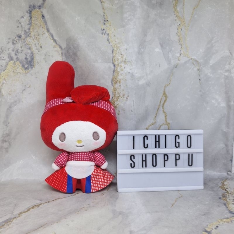 Sanrio Characters My Melody Country Style Plush Doll FURYU