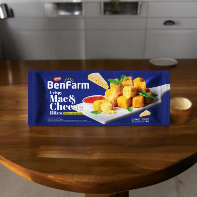 

Benfarm Makaroni Keju Beku Cube Bites 180 g