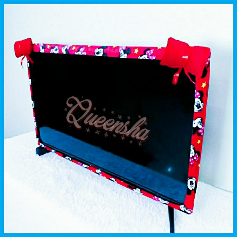 Bando tv led karakter motif pita 14-32   inch / sarung tv led karakter / bando tv led pita