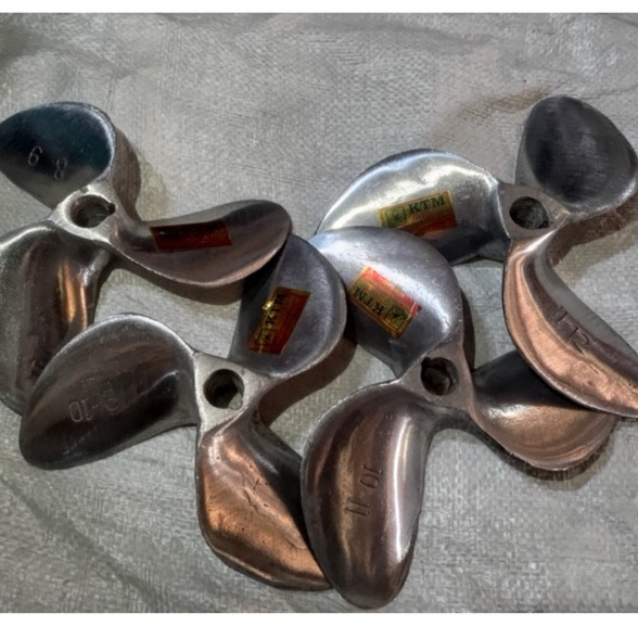 NEW kipas perahu alumunium daun 3 baling baling propeller kapal