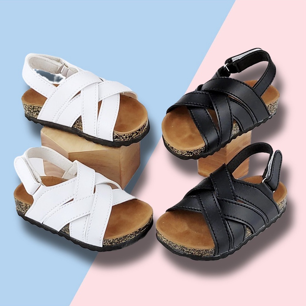 KODE O55Q Ava Baby Sandal Anak Lakilaki dan Perempuan Usia 15 Tahun Model Puyuh Tali Belakang Sendal