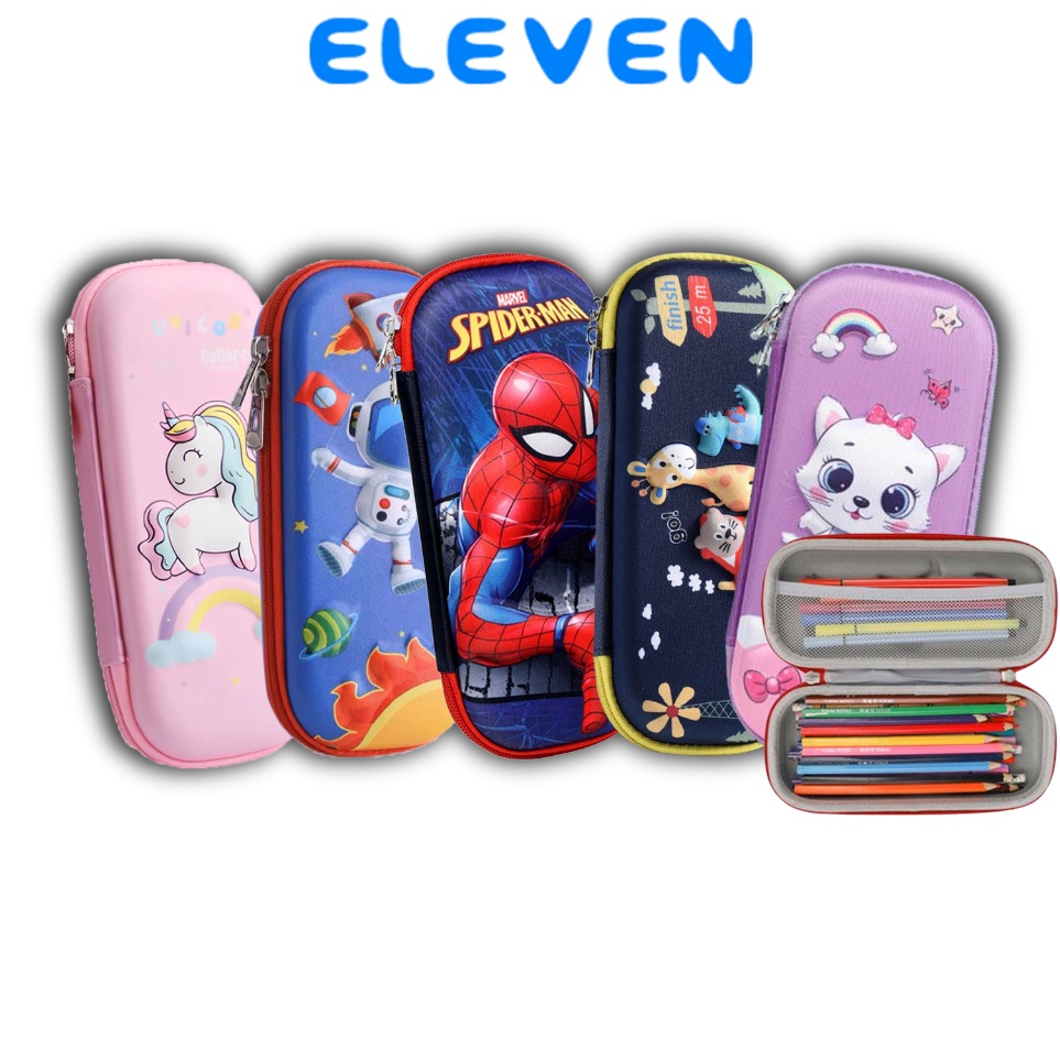 

Hot Sale ELEVEN 3D Tempat Pensil Anak Kartun StationeryTempat PensilKotak Pensil Gambar 3D Anak SekolahEL37