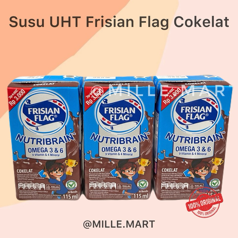 

[Per pcs] FRISIAN FLAG COKELAT MINUMAN SUSU UHT RASA COKELAT 115ML