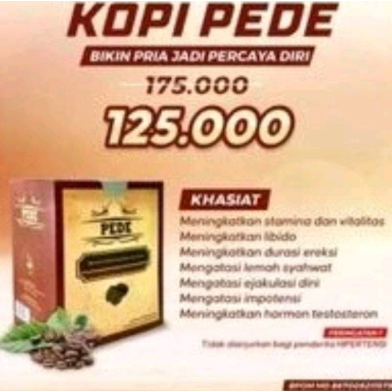 

KOPI BORNEO/KOPI PEDE/ KOPINYA PRIA DEWASA