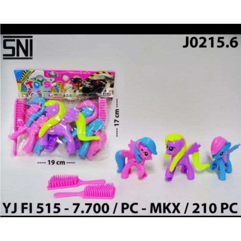 Mainan anak kuda poni anak/patung kuda poni