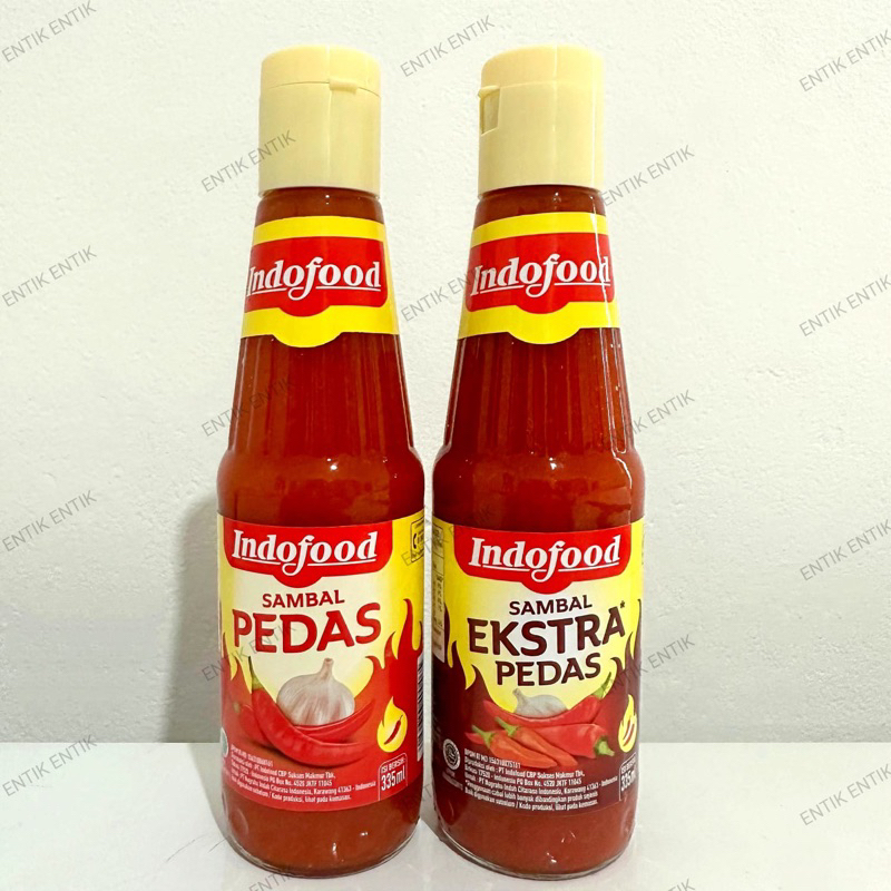 

Indofood Saus Sambal Pedas | Sambal Extra Pedas | Saus Bangkok 335ml