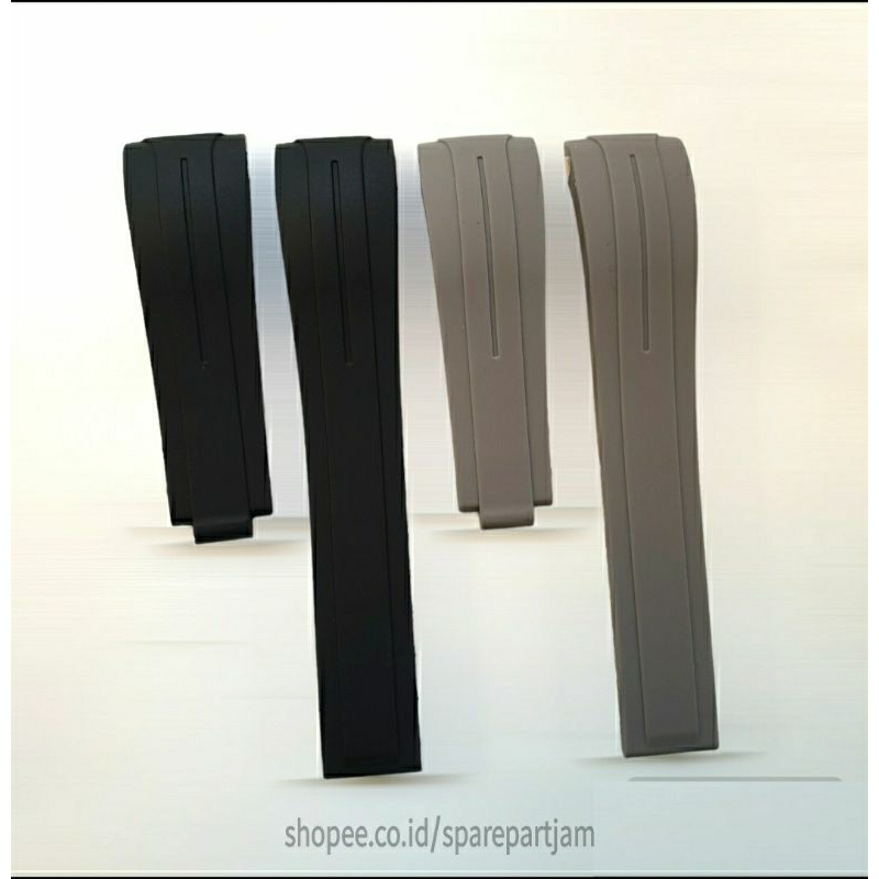 20mm Strap Ruber Jam Tangan Rolex Daytona Tali Jam Tangan Submarine  Silikon