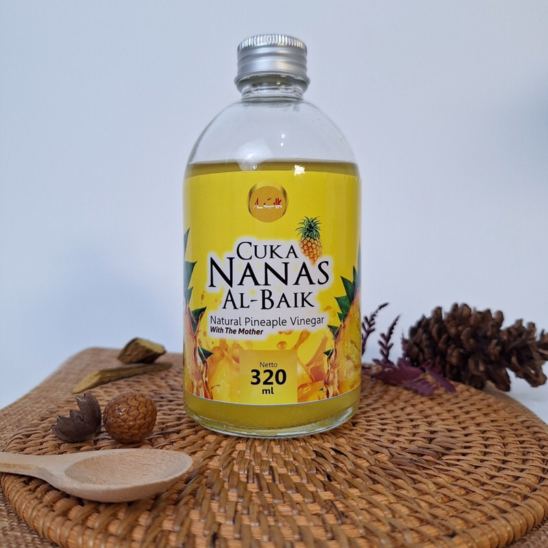 

Cuka Nanas Al-Baik With Mother [320ml] Natural Pineaple Vinegar