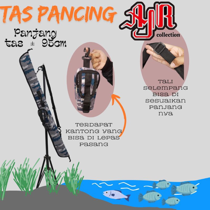 Tas pancing anti air selempang