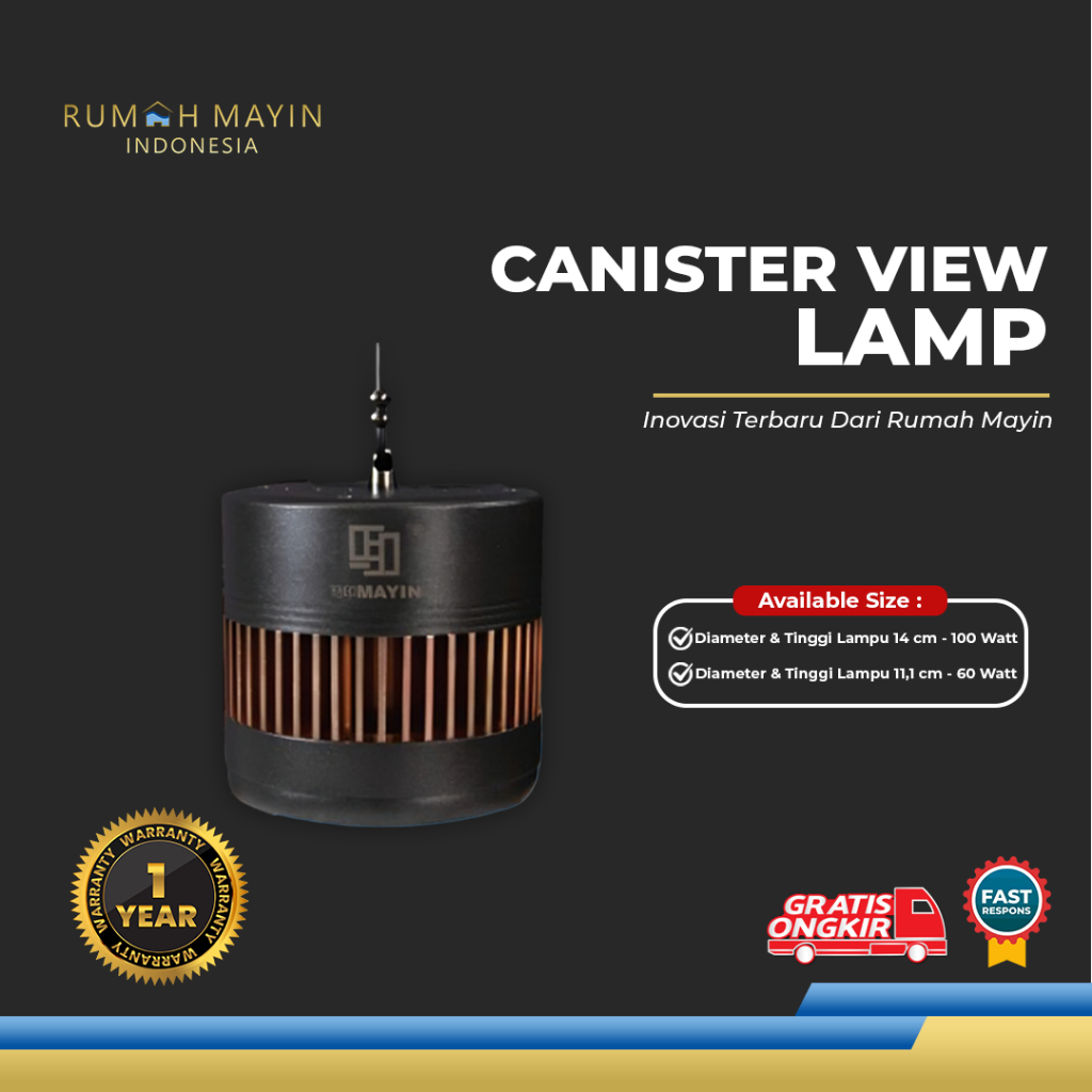 MAYIN Lampu LED Mayin Canister View Lamp Sorot Aquarium Aquascape Kolam Ikan