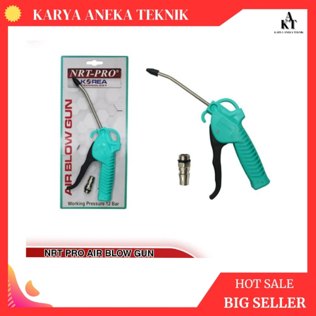Air Blow Duster Gun NRT PRO Pistol Angin Semprot Debu Udara Kompresor