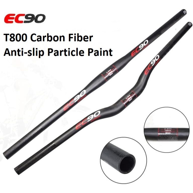 Handlebar MTB EC90 Carbon Stang MTB Flat Riser Stang