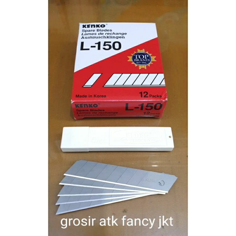 

gk ( 12 tube ) L 150 Cutter Blade Refill Isi Pisau Pemotong Joyko L-150 (1 tube isi 5 pcs)