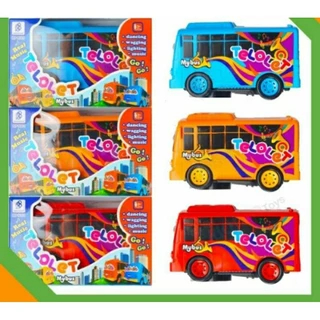 MAINAN MOBILAN BUS TELOLET MOBIL BUS TELOLET BATERAI Mainan Anak Model Bus Telolet Battery TS