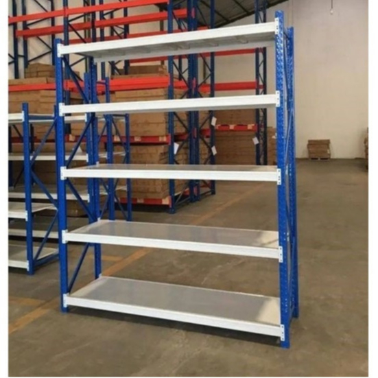 RAK SUSUN BESI / RAK BUKU / RAK LEMARI / RAK PORTABLE KOKOH / RAK SUSUN BESI SIKU 2 METER / RAK GUDA