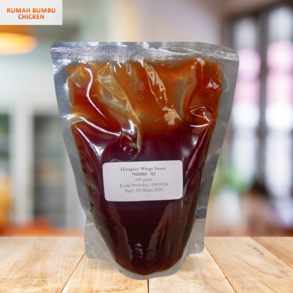 

Hot Spicy Wings Sauce - Saus Sayap Pedas 500 gram/pack