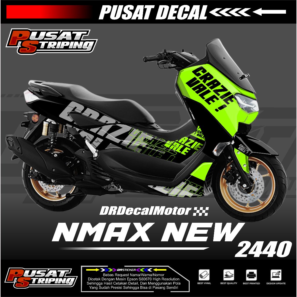 (Bayar Ditempat) Sticker Motor Nmax New 2021 2022 2023 2024 Full Body-Sticker Aksesoris Motor