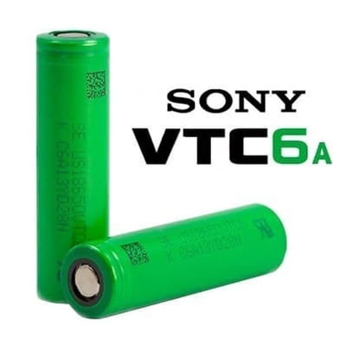 SONY VTC 6A 3000Mah 30A 100% Original 18650 Baterai