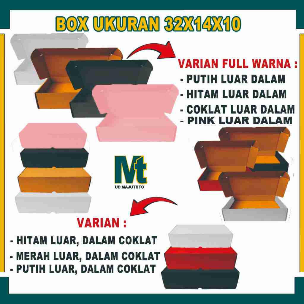 

Box 32x14x10 cm/Box Lipat Samping/Box Hampers