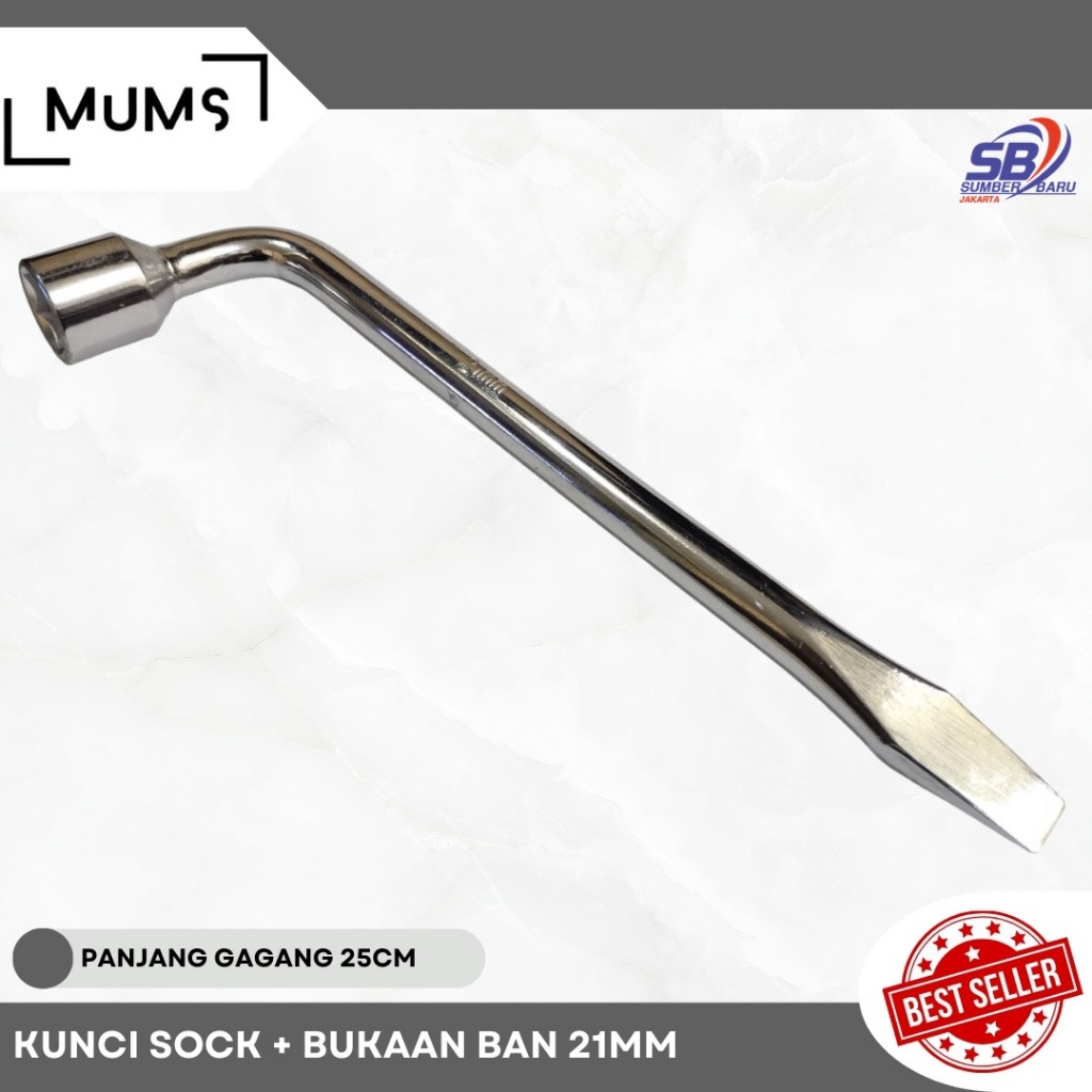 Kunci Roda Mobil UK Socket 21 MM Kunci Shock L Mobil 21MM + Bukaan Ban sbj