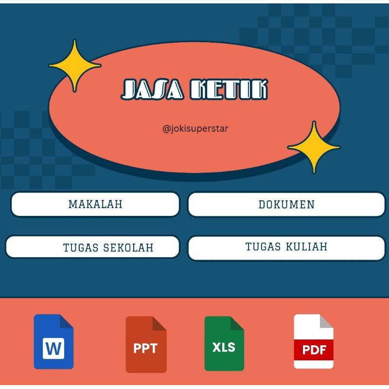 Jasa Ketik (Word, PPT, Excel, PDF)