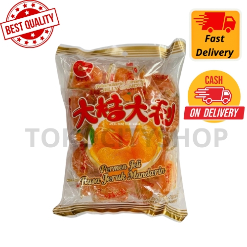 

Permen Jelly Jeruk / Permen Jeli Jeruk Mandarin 504gr / Orange Jelly