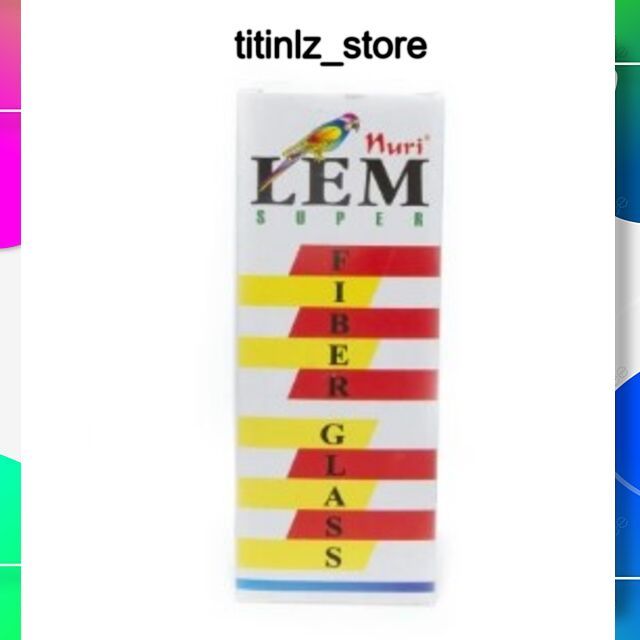 Lem Fiber glass Nuri Lem fiber glass merk nuri