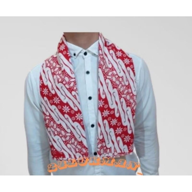 syall cukin batik merah random