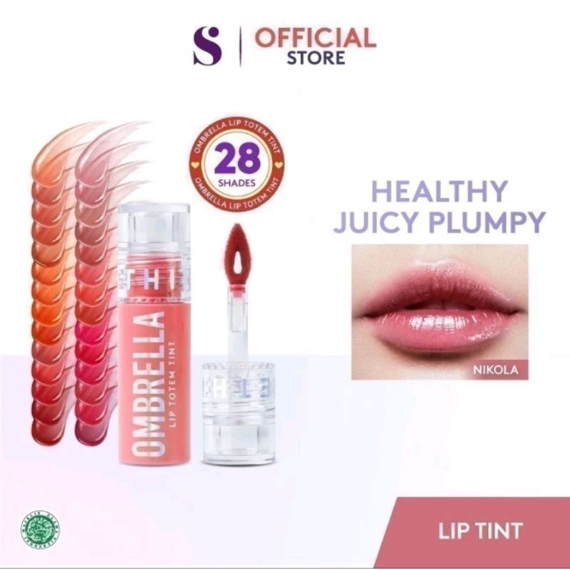 pre loved NIKOLA original somethinc ombrella lip totem tint nikola