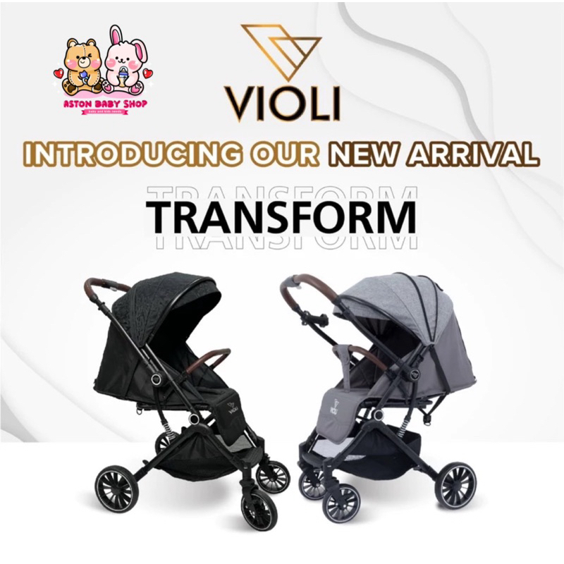 Violi Transform Stroller Reversible / Kereta Dorong Bayi / Stroller Bayi