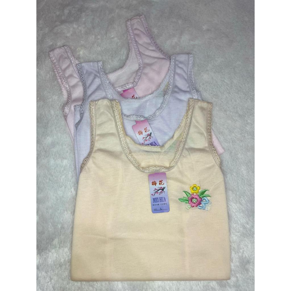 Atasan dalaman/singlet wanita meihua 3pcs