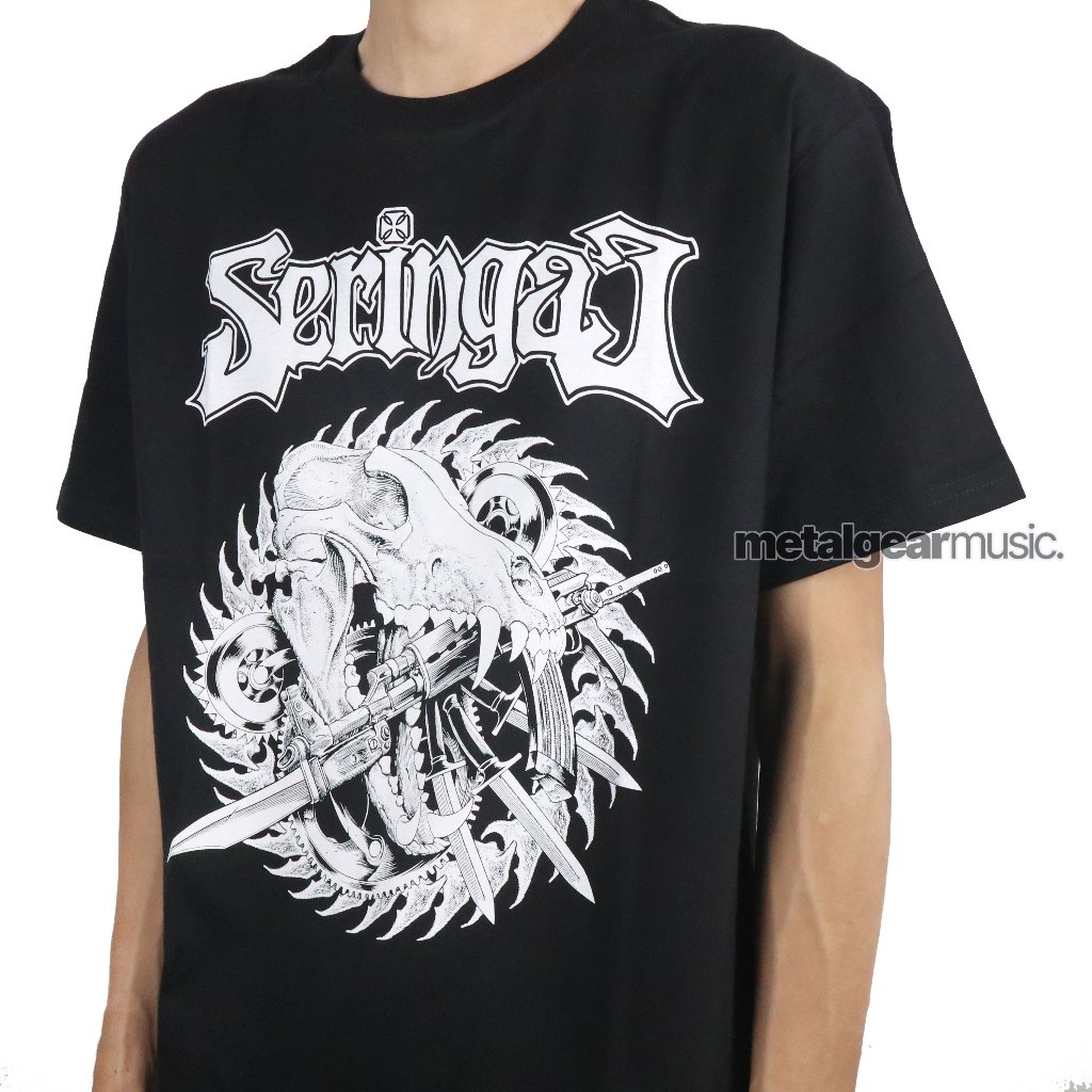 Metalgear Music Original Seringai - Sangkur Tshirt Baju Kaos