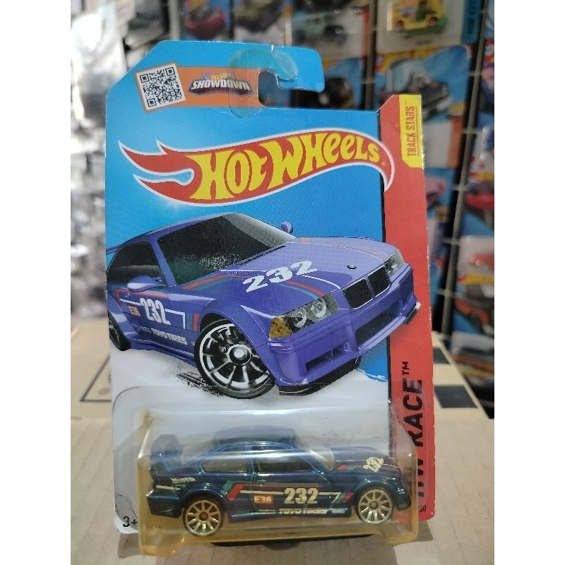 HOT WHEELS BMW E36 M3 RACE BIRU