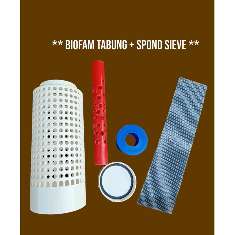 Biofam tabung + Spond sieve filter | Filter aquarium