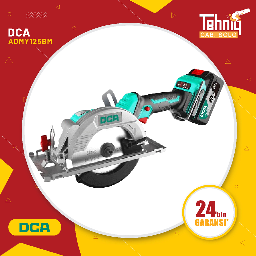 DCA ADMY125BM CIRCULAR SAW 125MM 20V FULL SET