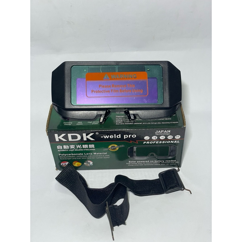 kacamata las KDK / kacamata las otomatis gelap terang KDK / kecamatan las listrik otomatis / kacamat
