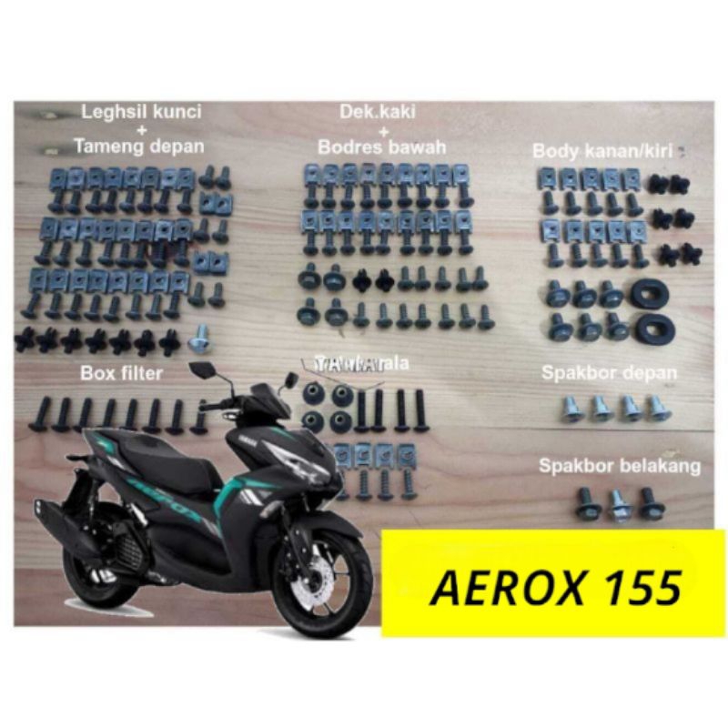 Baut Full set Baut Body Yamaha Aerox 155