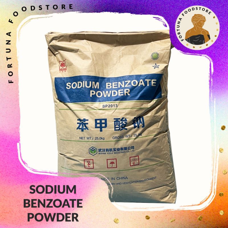

Sodium Benzoate Powder Bubuk Natrium Benzoat 250gr 1kg