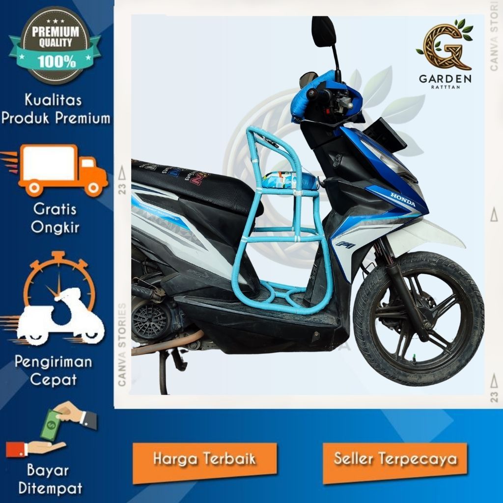 TERMURAH Kursi Boncengan Anak Motor Matic / Bangku Tempat Duduk Bayi Gratis Ongkir