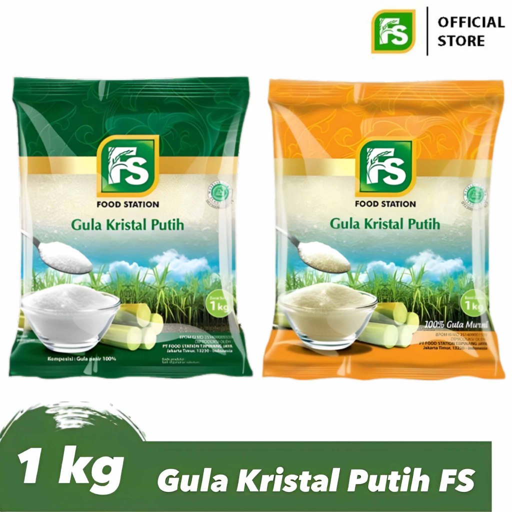 

RB Food Station / Gula Kristal Putih / Gula Pasir Putih Murni / 1kg