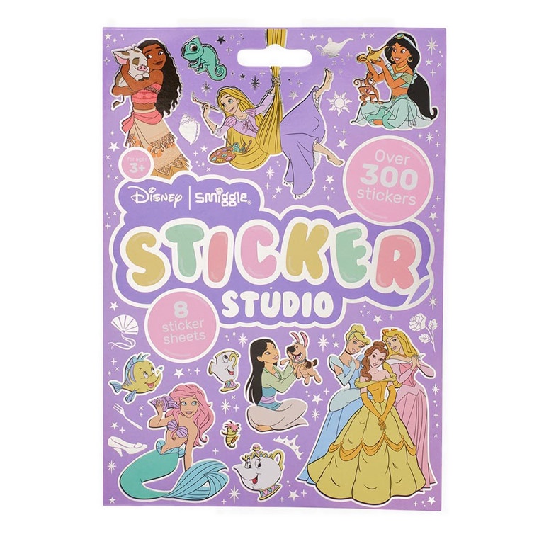 

KODE N44F Smiggle Disney Princess Sticker Book IGL41265LIL