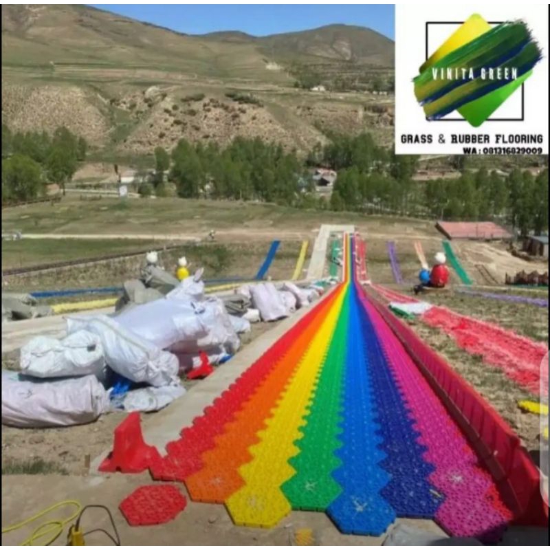 Rainbow Slide Wahana Permainan
