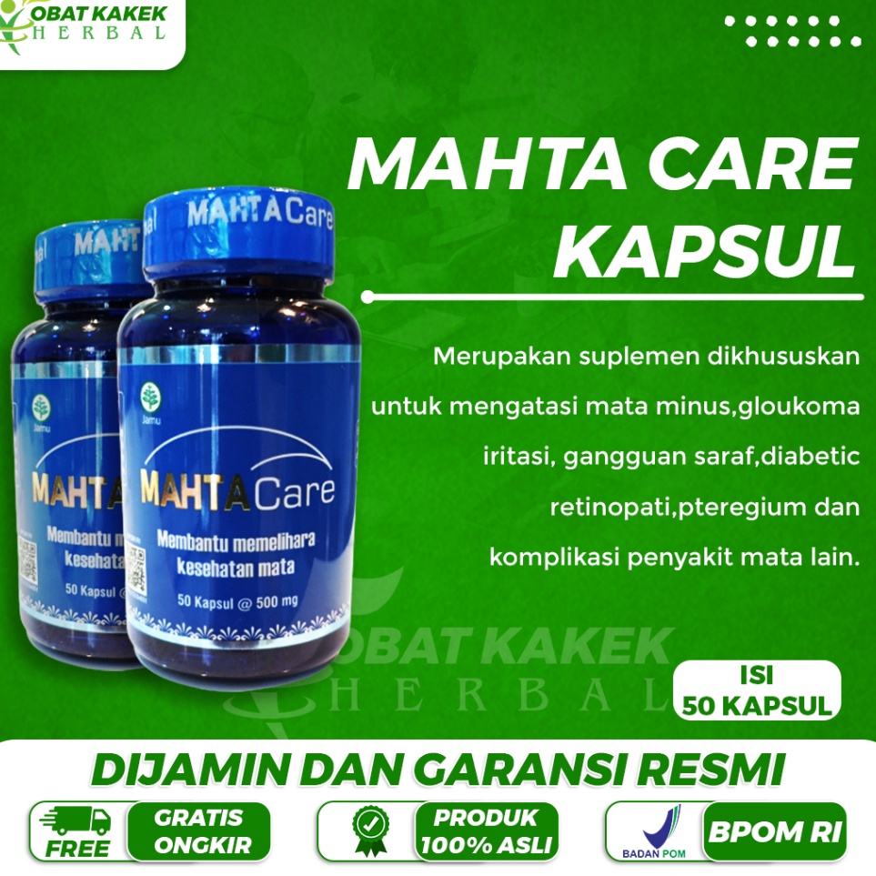 KODE J66D MAHTACARE  MAHTA CARE  KAPSUL  MAHTACARE KAPSUL  MATA MINUS  MEMELIHARA KESEHATAN MATA