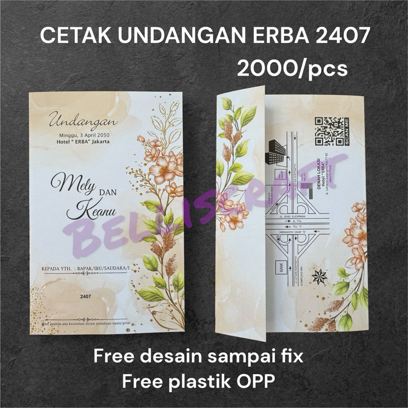 CETAK UNDANGAN ERBA 2407