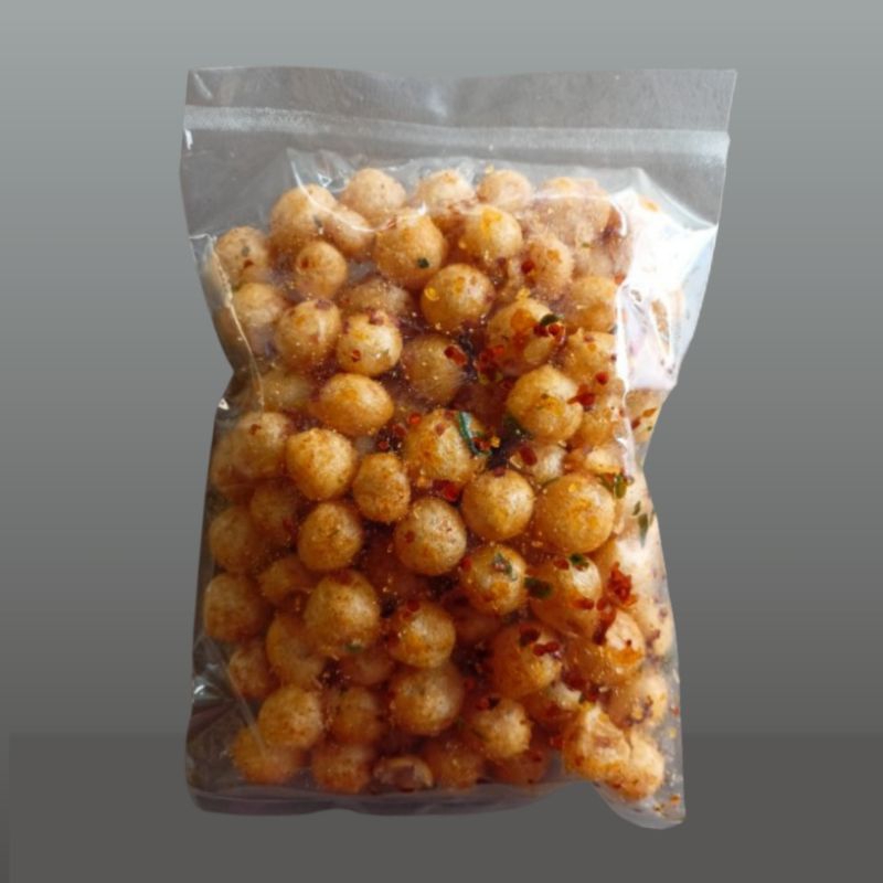

Cimol Pedas Daun Jeruk 80gr | Cimol Pedas Renyah | Snack Ringan