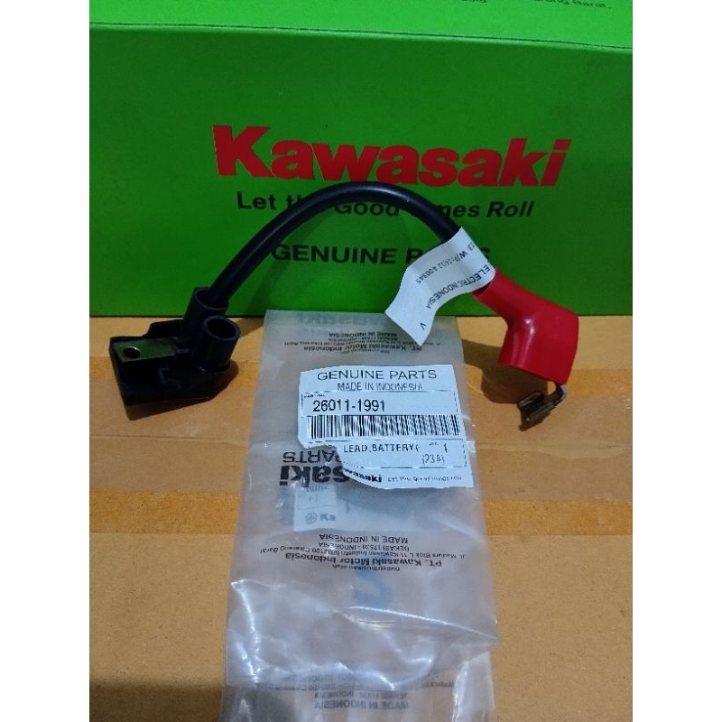 kabel bendik KLX150 Kabel aki KLX150 kabel fositif aki Kawasaki KLX150