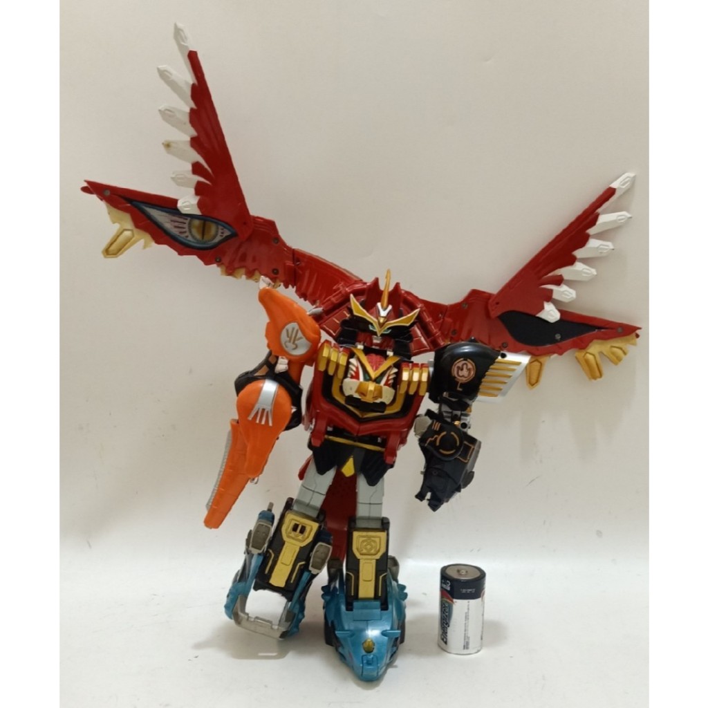 bandai dx gaoranger gao icarus giraffe bear rhino megazord