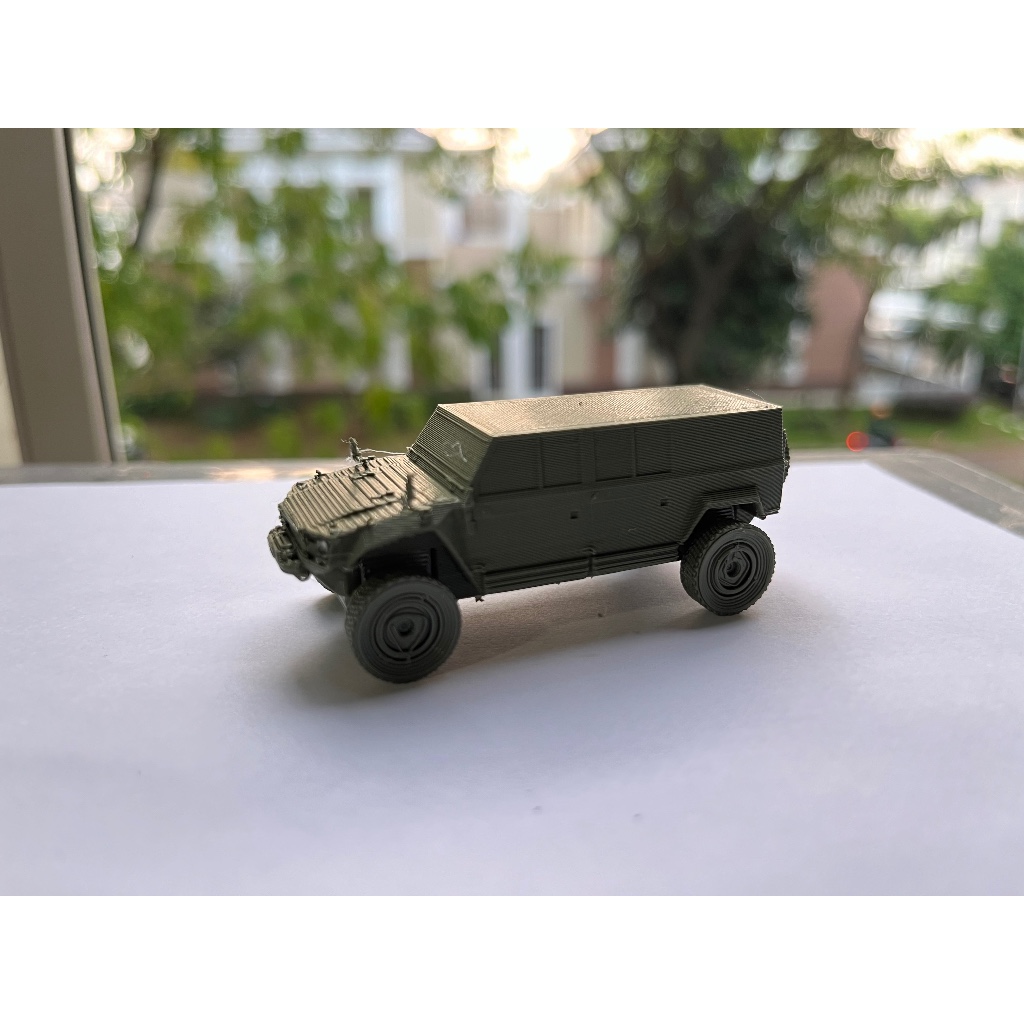 Pindad Maung, scale 64, 3d printed tank, diecast militer